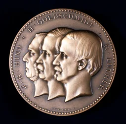 John Russell Hind, Hermann Goldschmidt og Robert Luther, astronomer, ca 1900
