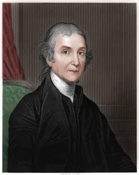 Joseph Priestley , engelsk kjemiker og presbyteriansk minister, 1860.