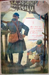 Hårete dagen 25. og 26. desember 1915, fransk plakat fra første verdenskrig, 1915