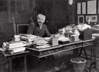 Jules Lemaitre , fransk dramatiker og kritiker, 1908