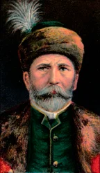 Julius Justh, president for det ungarske parlamentets underhus, 1906