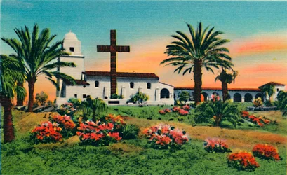 Junipero Serra-museet, gamlebyen. San Diego, California, c1941