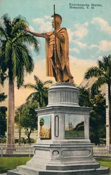 Kamehameha-statuen, Honolulu, Hawaii, c1920