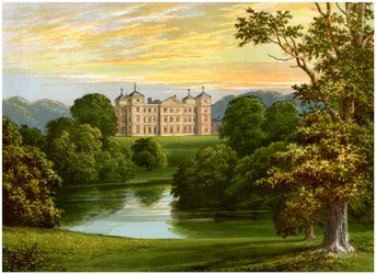 Kimberley Hall, Norfolk, hjemmet til jarlen av Kimberley, c1880