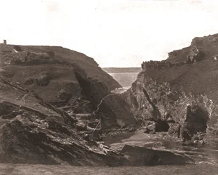 King Arthurs Castle, Tintagel, Cornwall, 1894.