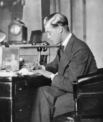 Kong Edward VIII på jobb, 1936