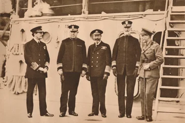 Kong George V besøkte flåten, november 1917 1935