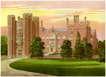 Kirtling Tower, Cambridgeshire, hjemmet til Baroness North, c1880