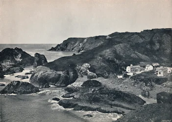 Kynance Cove - The Cove and Village, 1895