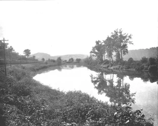 La Colle ser vestover, Pennsylvania Railroad, USA, c1900.