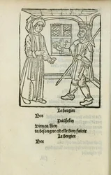 Farsen til Mester Pathelin, ca. 1490.