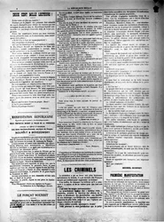 Avisen La Republique Sociale av 13. oktober 1881