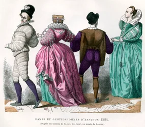 Mine damer og herrer fra ca 1584, 1882-1884
