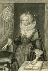 Lady Frances Stewart, hertuginne av Richmond og Lennox 1647-1702, ca 1663.