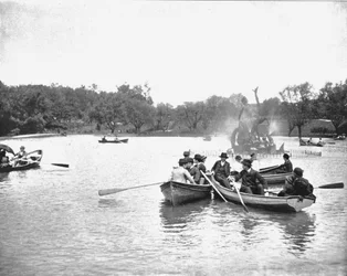 Lake i Wade Park, Cleveland, Ohio, USA, c1900.