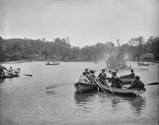 Lake i Wade Park, Cleveland, Ohio, c1897.