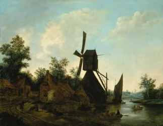 Landskapsvindmølle, 1600-tallet.