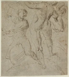 Laocoön recto, andre halvdel av 1500-tallet.