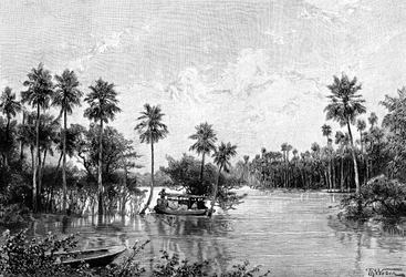 Las Palmes Lagunas, nær munningen av Pilcomayo, 1895