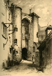 Passasjen fra Chénizelles til Laon Aisne, 1903.