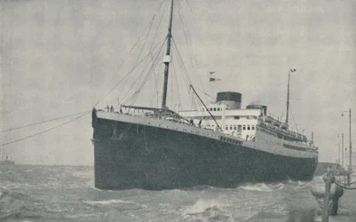 Forlater landingsstadiet i Liverpool, 1936