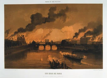 Kaiene i Paris, 24. mai 1871