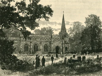 Lexden kirke, 1898.