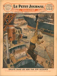 Løftet opp i luften av gifteringen hans, 1929.
