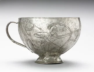 Løvejaktbeger , 1100-1000 f.Kr.