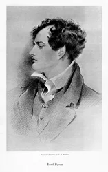 Lord Byron, anglo-skotsk poet, 1800-tallet