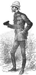 Lord Chelmsford, portrett av en offiser laget kort før slaget ved Ulundi, c1880