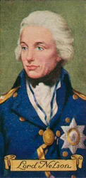 Lord Nelson, hentet fra en serie sigarettkort, 1935