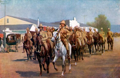 Lord Roberts på vei inn i Pretoria, 1925
