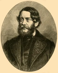Louis Kossuth , ungarsk advokat og politiker, ca 1850-tallet ca 1890.