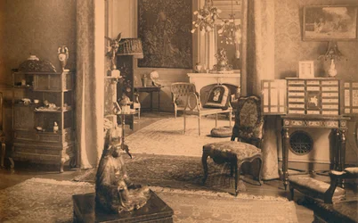 Louis XIV-rommet ved den cubanske ambassaden i Brussel, Belgia, 1927.