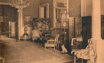 Louis XVI-rommet ved den cubanske ambassaden i Brussel, Belgia, 1927.