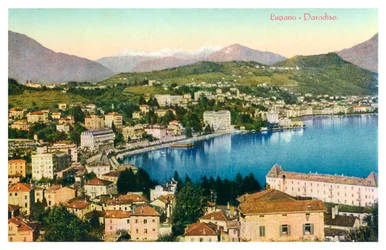 Lugano, Sveits, 1900-tallet