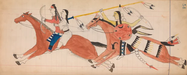 Maffet Ledger: Tegning, ca. 1874-81.
