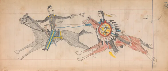 Maffet Ledger: Tegning, ca. 1874-81.