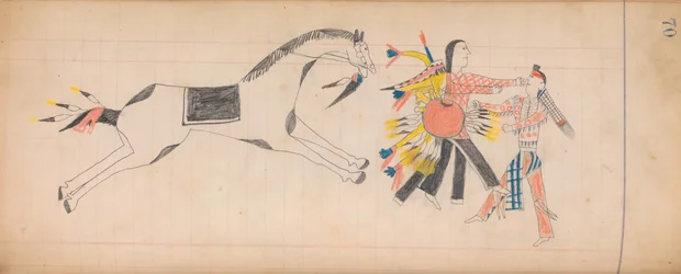 Maffet Ledger: Tegning, ca. 1874-81.