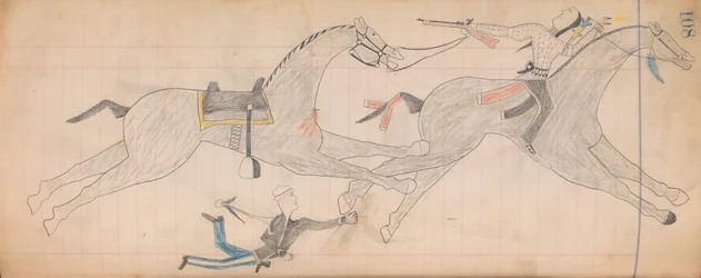 Maffet Ledger: Tegning, ca. 1874-81.