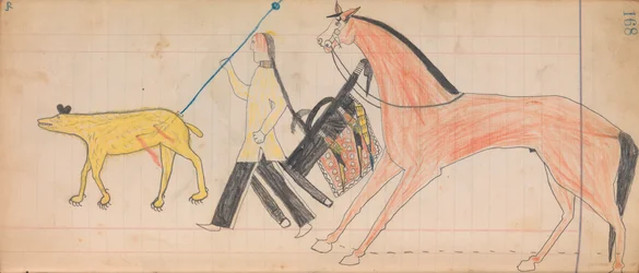 Maffet Ledger: Tegning, ca. 1874-81.