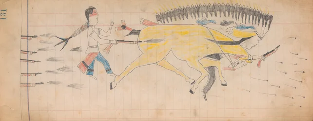 Maffet Ledger: Tegning, ca. 1874-81.