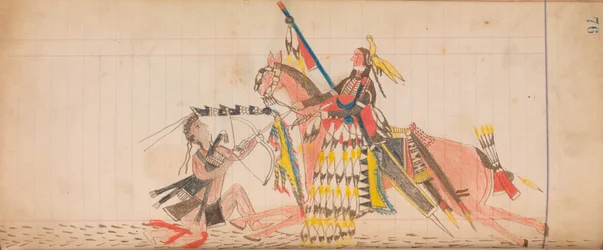 Maffet Ledger: Tegning, ca. 1874-81.