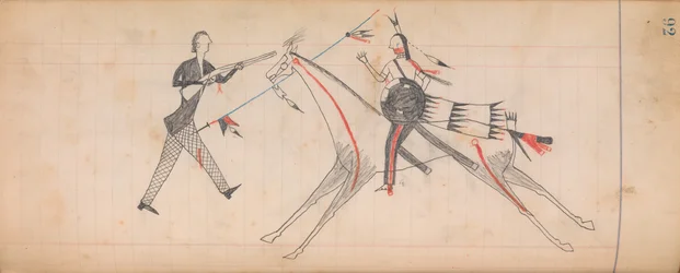 Maffet Ledger: Tegning, ca. 1874-81.
