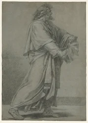 Man ødelegger bok, 1700-tallet.