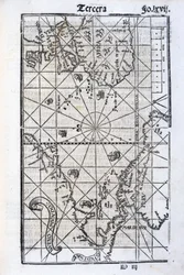 Kart over Europa, Afrika og Amerika