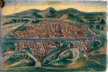Kart over Firenze, 15. århundre