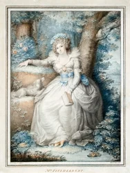 Maria Fitzherbert, følgesvenn av kong George IV før han ble konge, 1800-tallet
