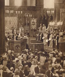 Gift i Westminster Abbey, 26. april 1923, 1937